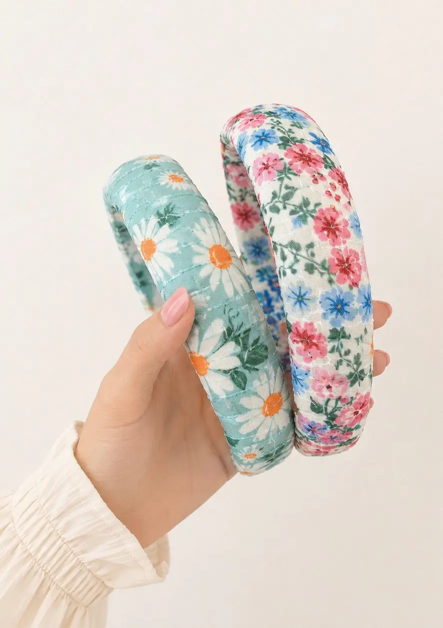 تل سر پارچه ای طرحدار